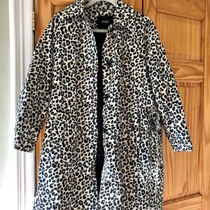 Maje Leopard Trench